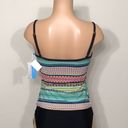 Bleu Rod Beattie  plunge neck tankini top. NWT Photo 4