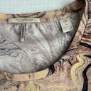 Scotch & Soda Women’s Beige Marble Print Short Sleeve T-Shirt Medium Photo 6