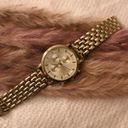 Gold Vintage Quartz‎ Link Watch Photo 1