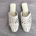 Kaanas  6 Cream Woven Slides Shoes Sandals Casual Coastal Beach Photo 2