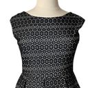 Tiana B . Fit & Flare Party Dress Cap Sleeves Black Illusion Lace Women’s 14 Photo 4