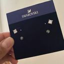 Swavorski Swarovski earrings set (2) pairs Beautiful Photo 3