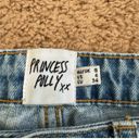 Princess Polly High Rise Straight Leg Jeans With Distressed Knee Photo 2