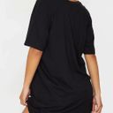 Pretty Little Thing QUEEN X  Black T-Shirt Dress NEW Photo 2