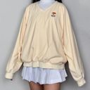 ep pro Pale Light Cream Yellow Athletic Golf Long-Sleeve V-Neck Wind Shirt Windbreaker Jacket Photo 1