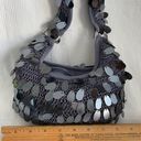 Small Dressy Sequin and fabric handbag Photo 3