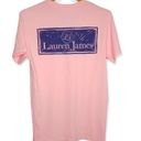 LC Lauren Conrad Lauren Conrad Logo Pink Short Sleeve T-Shirt Size Small Photo 3