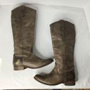 Frye  Melissa Button Brown Size 7 B Knee High Tall Riding Boots Women’s Photo 6