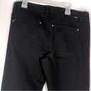 White House | Black Market  Mid Rise Black Jeans Skimmer Zip Ankle Rhinestone Sz 8 Photo 7