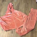 Victoria's Secret Victoria Secret Cropped Velour Track Suit peach orange size L Photo 0