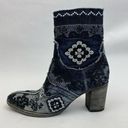 indigo. MARCODELLI BOOTS SUNDANCE COLLECTION WESTERN EMBROIDERED SZ 7 Photo 5