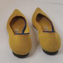 Rothy's  Shoe Size 5.5 Yellow Rubber Woven Pointed Toe closed heel Shoes Photo 7