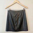 n: Philanthropy Faux Leather Front Zip Mini Skirt Women's Size Small EUC Photo 3