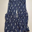 L'Academie L’Academie blue floral peplum tank small Photo 4