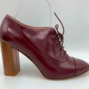 Kate Spade Patent Leather Wood Block Heel Oxfords Photo 0