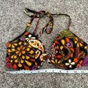 Victoria's Secret Vintage y2k victoria’s secret swim bikini top retro multi pattern underwire 34D Photo 8