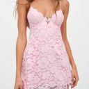 For Love & Lemons  Creamsicle Lace Mini Dress In Pale Pink. Size XS. Never Worn Photo 0