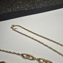 Trifari Crown  Vintage Long Gold Tone Chain Necklace 54 Inch Photo 4