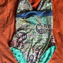 Cremiux One Piece Swimsuit Floral Design Photo 0