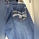 GRACE IN LA Grace In L.A. (GLA) Bling Y2K Vintage Crystal Denim Capri Style Jeans - Size 13 Photo 8