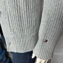 Tommy Hilfiger  Gray Heavy Cable Knit Cardigan Size Small Photo 3