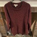 Coldwater Creek  Multicolored Crew Neck Cozy Warm Sweater size Large Photo 0