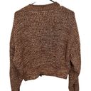 Nine West Cara Santana X  
Cropped Marled Cardigan brown
boho size large Photo 3