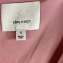 Cinq à Sept  Women's Pink V-Neckline Dorine Pintucked Mini Dress Size 12 Photo 4