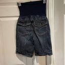 Bermuda American Star women maternity denim  shorts. Size small Photo 1