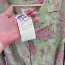 Christopher & Banks NWT  linen Pink Floral Patterned blazer Jacket large NEW Photo 10