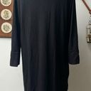 Natori Black Button Down Casual Long Sleeve Dress Medium Photo 1