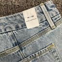 Good American 𝅺 Good 90's Duster Crop Straight Leg Jeans Indigo 101 Size 14/32 Photo 6