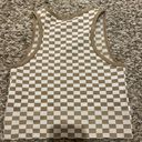 Aura checkered Cropped tank top Photo 1