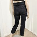 ZARA  High Waist Stretch Black Capri Denim Jeans 8 Photo 2