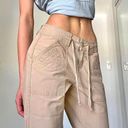 Arizona Jeans 🍓Y2K  TAN RUCHED CAPRI CARGO BOTTOMS🍓 Photo 0