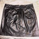 Leather Skirt Black Size M Photo 1