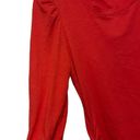 Sundry  red long sleeve roughed on side dress size 2 Photo 3