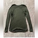 Lululemon  Womens Sweater Green Sunshine Coast Long Sleeve Cashmere Pullover Sz 6 Photo 10