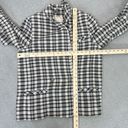 Free People  Luminary Plaid Flannel Oversized Blazer Neutral Tan Small Photo 13