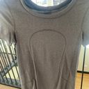 Lululemon Gray Swiftly Tech Short Sleeve Photo 2