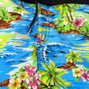 Ocean Gear Hawaiian Floral Tropical Cover Up Swimsuit Skirt Size S Photo 1