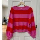 Free People  FP Found My Friend Stripe Pulloverpink Be Mine Combo Size S Photo 1