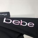 Bebe NEW  Sport Black BP1240A Begonia Tye Die Logo Biker Shorts Plus Size 1X Photo 1