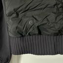 Lululemon  Down & Around Bomber Reversible Black Glyde, Goose Down Size 6 Photo 3