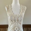 Romeo + Juliet Couture  Sleeveless See-Through Swim Coverup Crochet Dress Small Photo 3