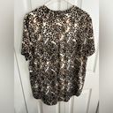 Est. 1946  cheetah short sleeve v neck blouse size XL Photo 4