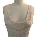 Jessica Simpson  Dress White Knit Sweater Fit & Flare Lined Womens Size Medium Photo 2