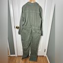 Faherty Overland Long Sleeve Organic Cotton Blend Twill Jumpsuit L Photo 7