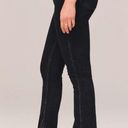 Abercrombie & Fitch NWOT  Black Curve Love Split Hem Skinny High Rise Photo 1