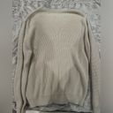 Brandy Melville John Galt Oversized Cream Sweater Photo 2